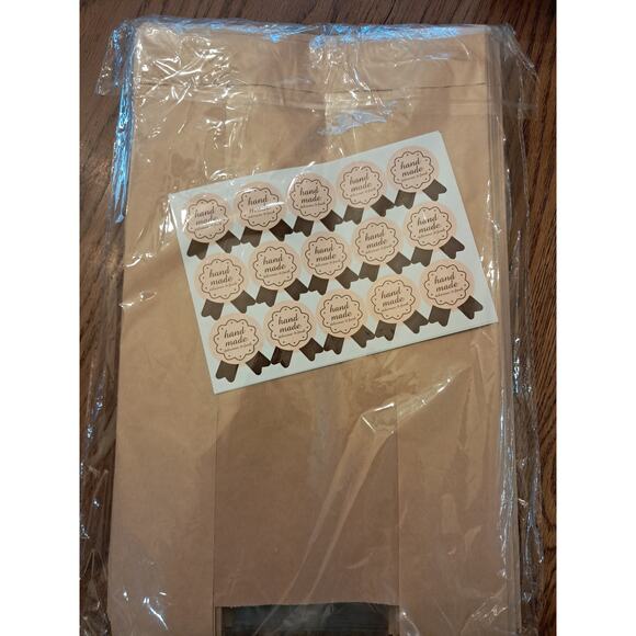 30 bread/pastry bags with stickers - Picture 1 of 4